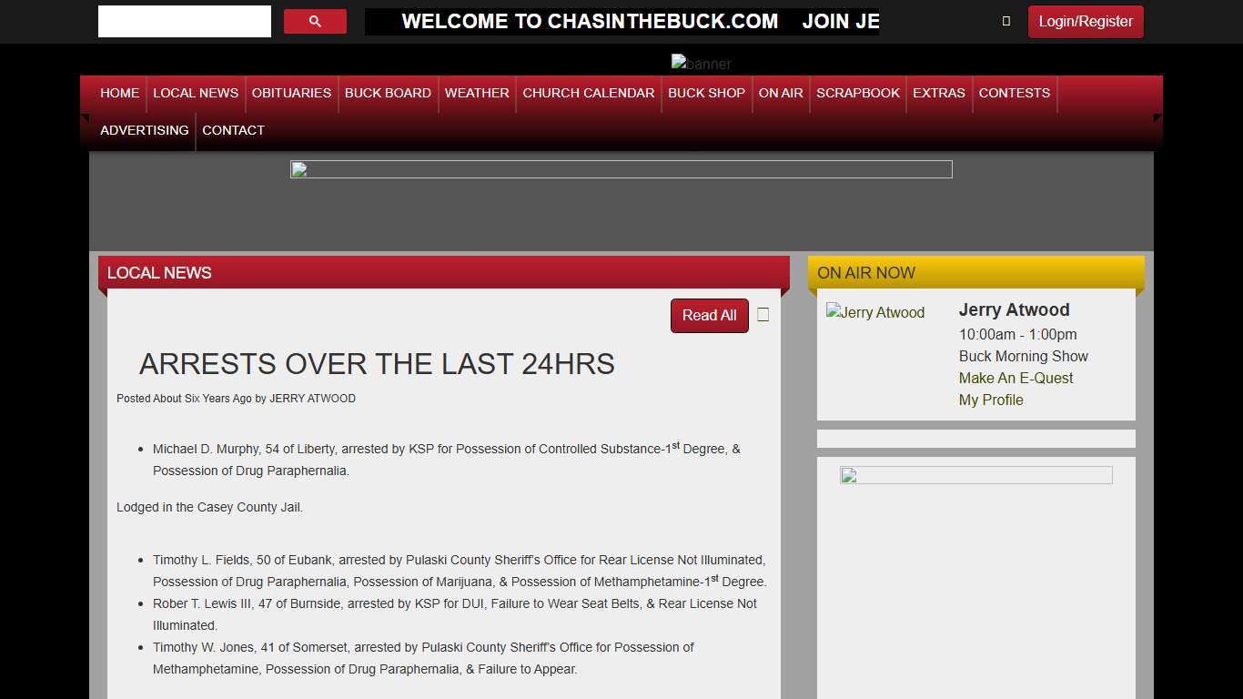 ARRESTS OVER THE LAST 24HRS