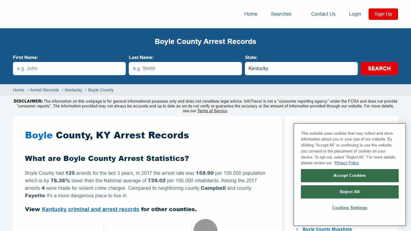 Boyle County, KY Arrests & Jail Records